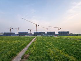 钱塘高铁新城小区建设