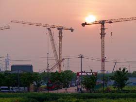 钱塘高铁新城小区建设